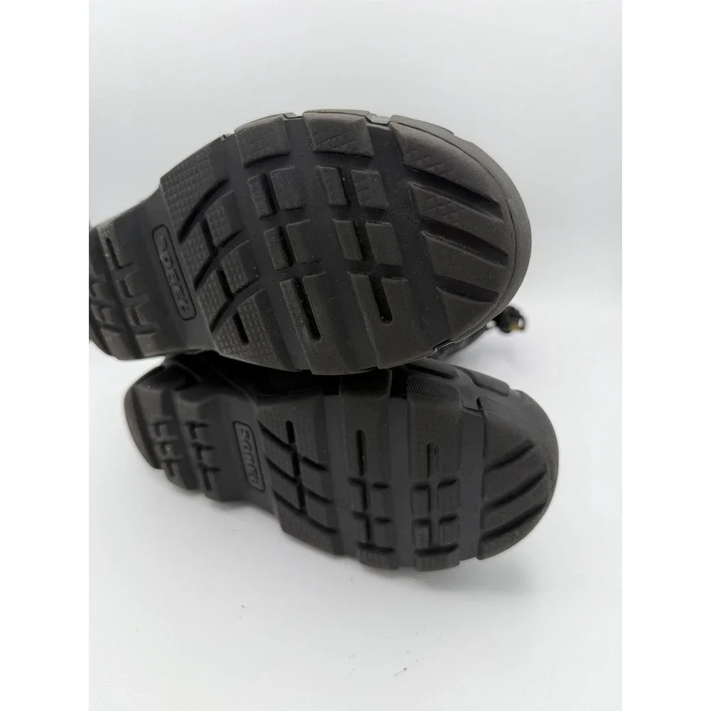Sorel Youth Size 2 Black Winter Snow Boots Removable Felt Liners EU 33.   1784